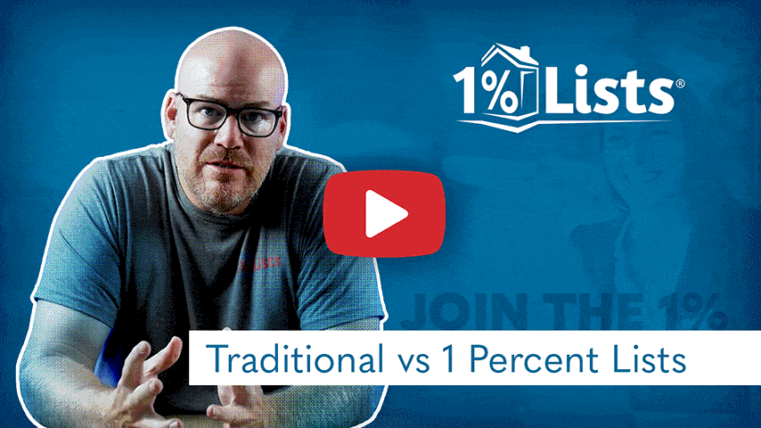 Traditional agents vs 1 percent lists agents video placeholder